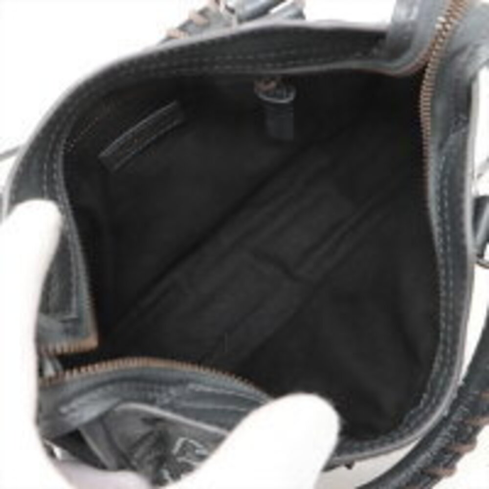 Balenciaga City Graffiti Paint Handbag Black - Picture 12 of 13